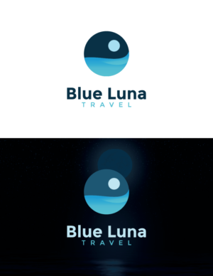 Logo Design by Wild Geek for Blue Luna Travel | Design: #17811475