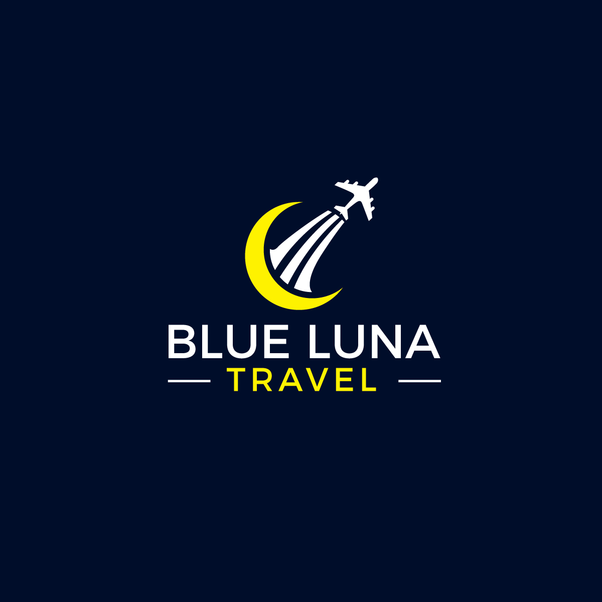 Logo Design by Ana124 for Blue Luna Travel | Design #17806173