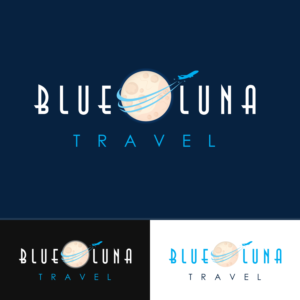 Logo Design by uidesigner.artist for Blue Luna Travel | Design: #17805807