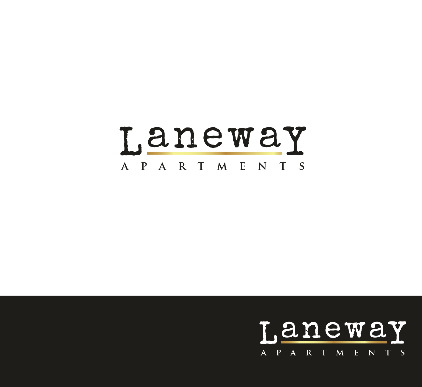 Logo-Design von PointGrfx für Laneway Apartments | Design #17806845