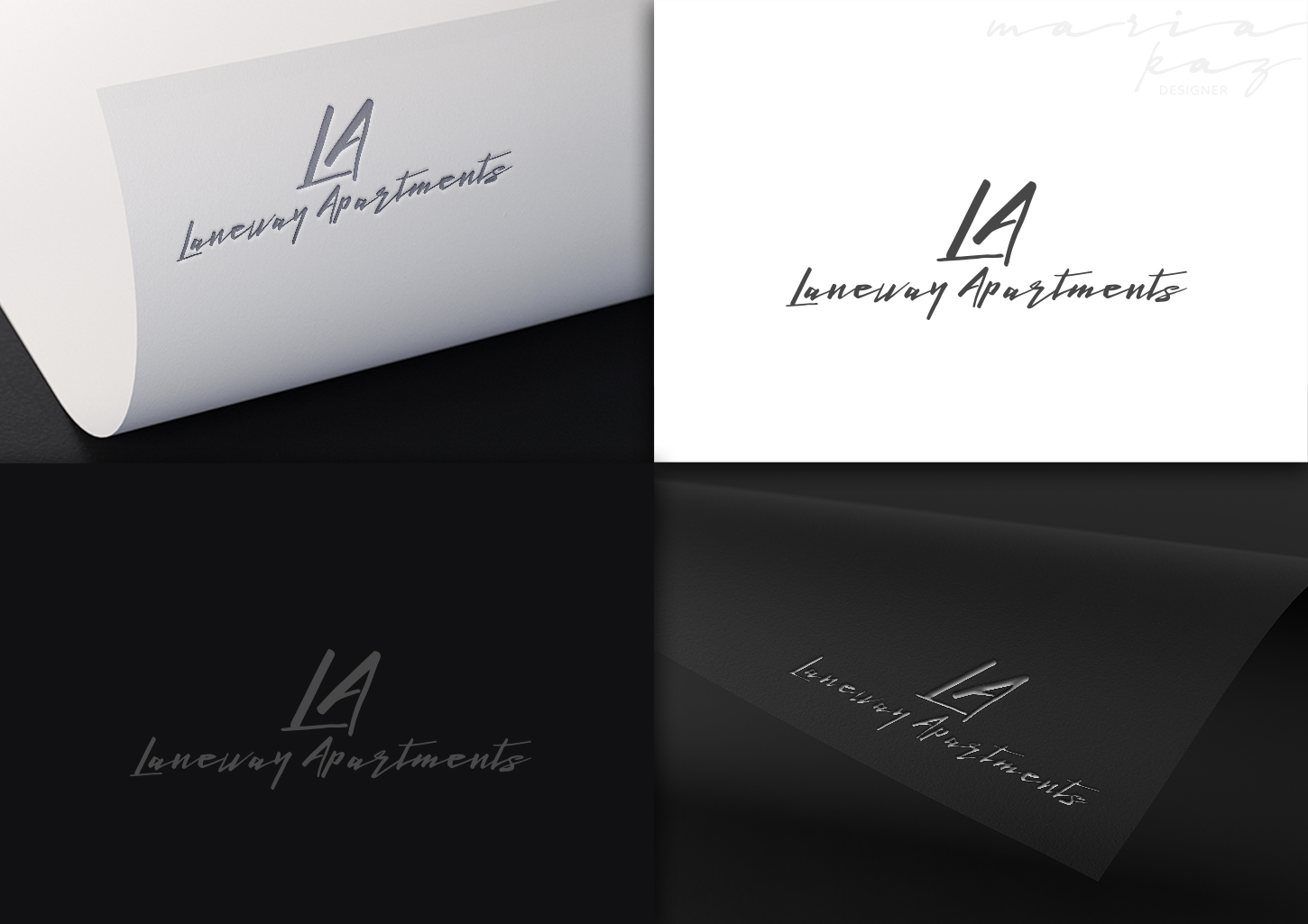 Logo Design by maria-kaz for Laneway Apartments | Design #17807703