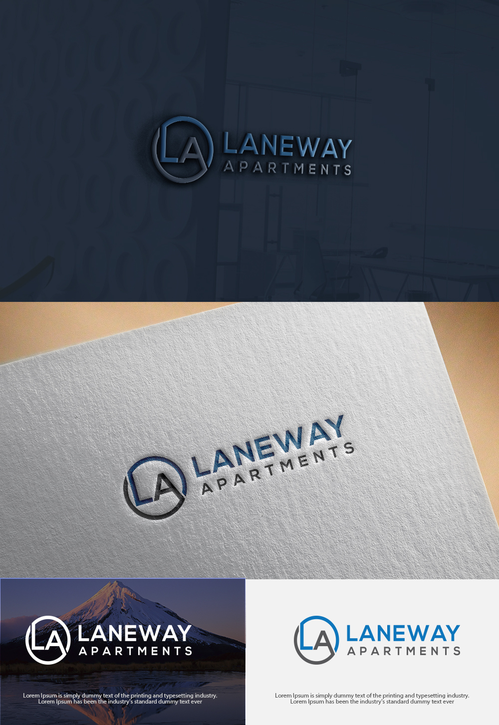 Diseño de Logo por dr ghulam mustafa sahab para Laneway Apartments | Diseño #17813478