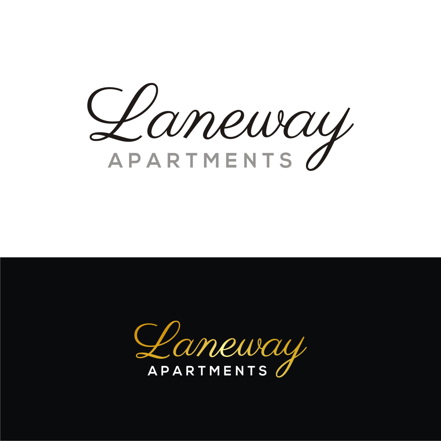 Diseño de Logo por Ahsacom_Design para Laneway Apartments | Diseño #17806816