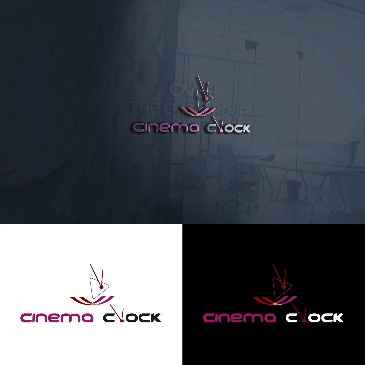 Logo-Design von Designer Production für Cinema Clock Inc. | Design #18117850
