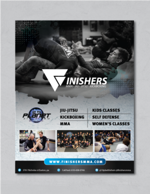 local jiu-jitsu/kickboxing flyer | Flyer-Design von alex989