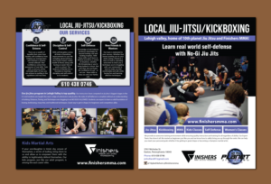 local jiu-jitsu/kickboxing flyer | Flyer-Design von meet007