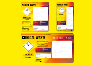 Modern labels for Safebox products | Label Design by Nigel B