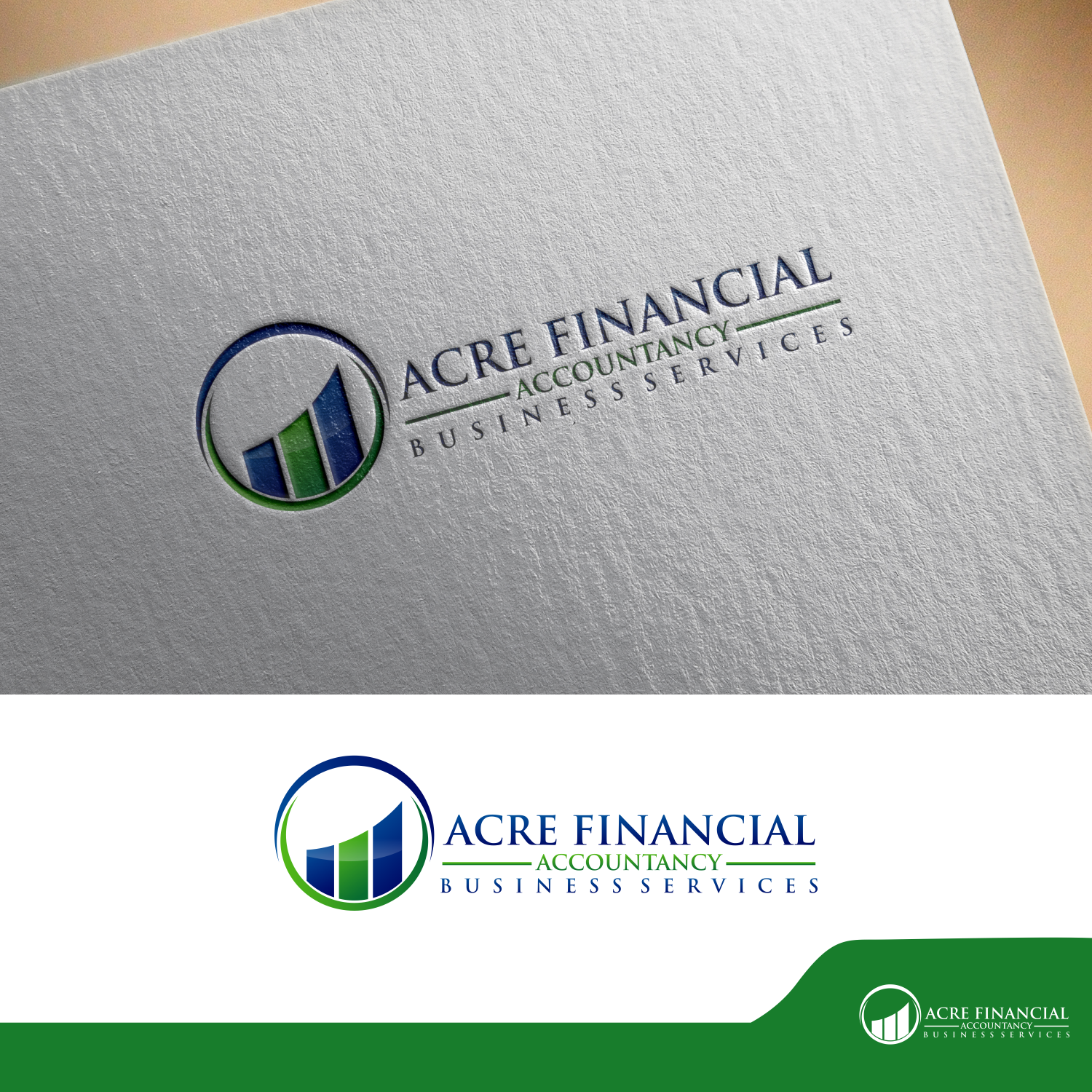 Logo Design by A Z U R E for Acre Financial Management Limited | Design #17815731