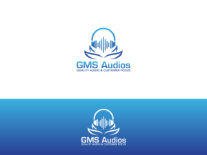 We are not sure about logo text - if it’s good then can consider with company name, like GMS or GMS Audios or even something like 