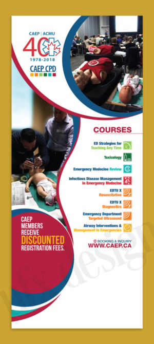 Design de Poster par UrbainFX pour Canadian Association of Emergency Physicians | Design : #17867672