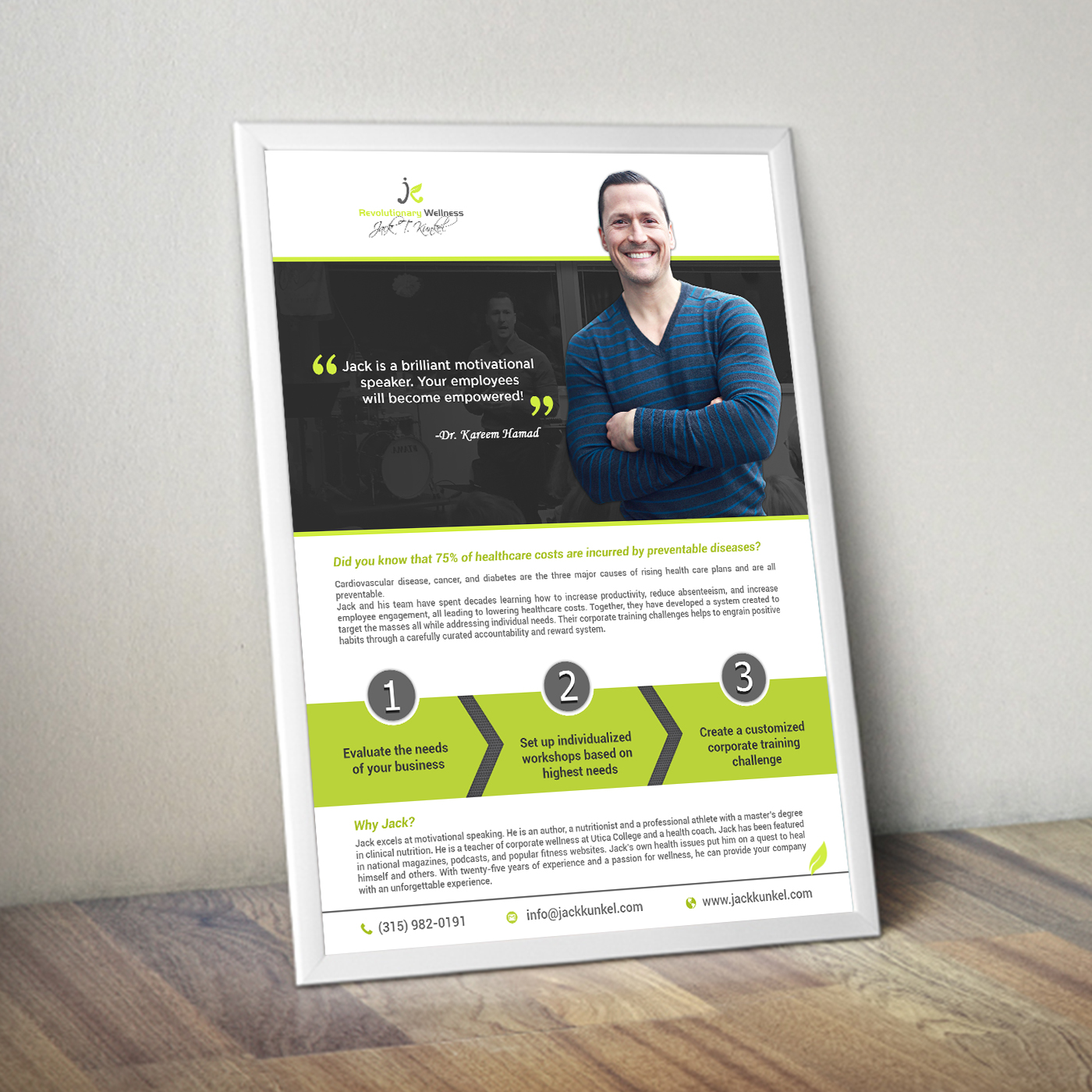Flyer Design by hih7 for Jack Kunkel's Revolutionary Wellness | Design: #17966887