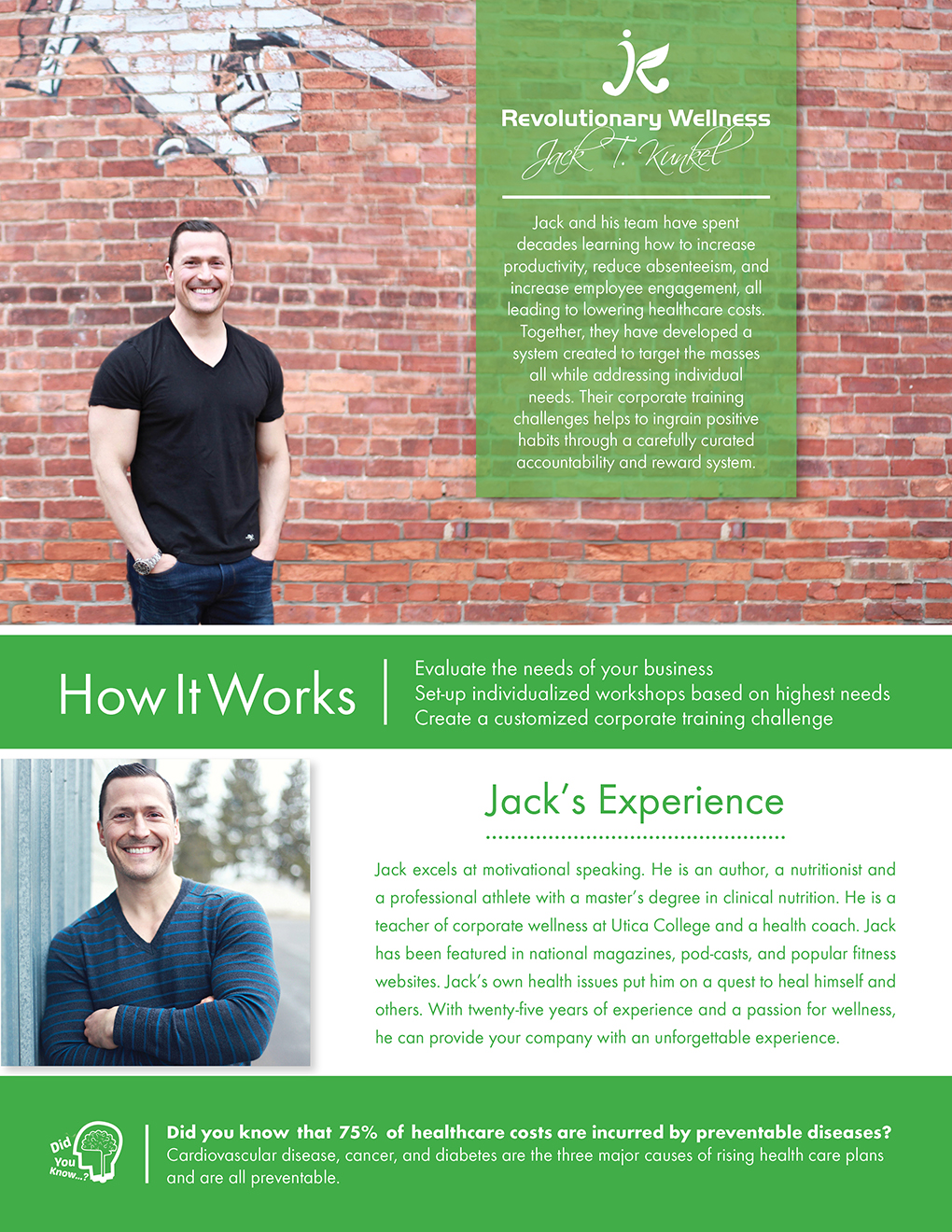 Flyer Design by himoto15 for Jack Kunkel's Revolutionary Wellness | Design #17841248