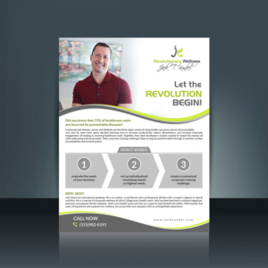 Flyer Design by creative.bugs for Jack Kunkel's Revolutionary Wellness | Design: #17873176