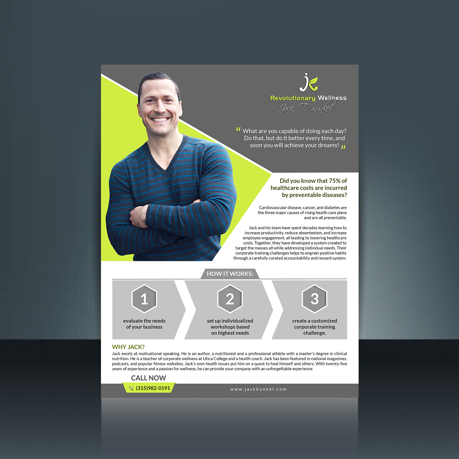 Flyer Design by creative.bugs for Jack Kunkel's Revolutionary Wellness | Design #17967460