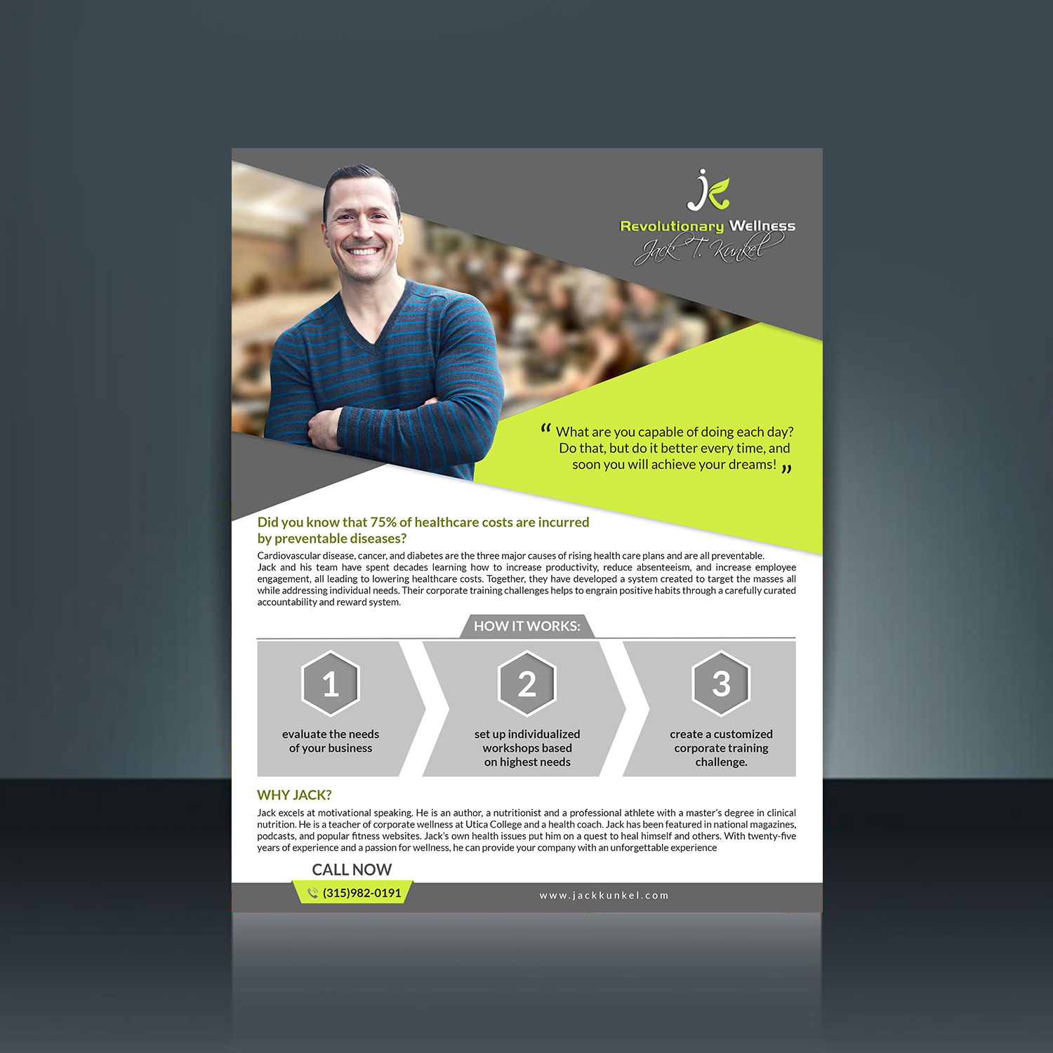 Flyer Design by creative.bugs for Jack Kunkel's Revolutionary Wellness | Design #17967462