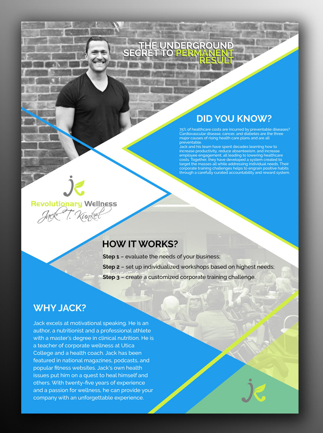 Flyer-Design von Glenn 3 für Jack Kunkel's Revolutionary Wellness | Design #17896771