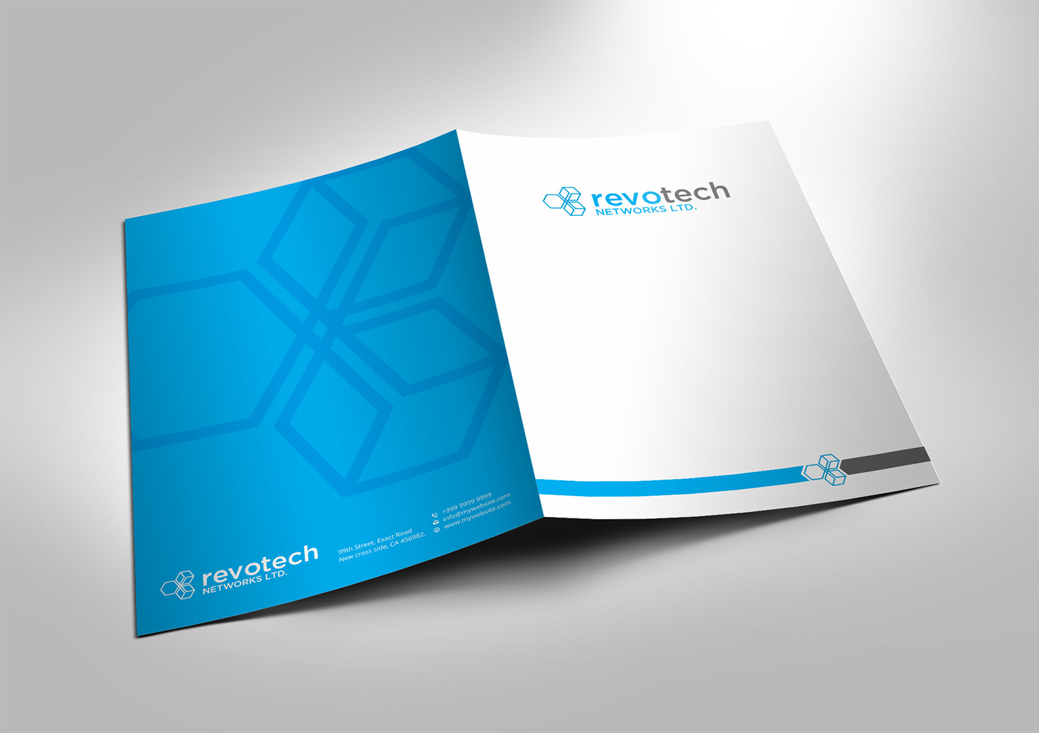 Schreibwaren-Design von Xpert für Revotech Networks Ltd. | Design #17812272