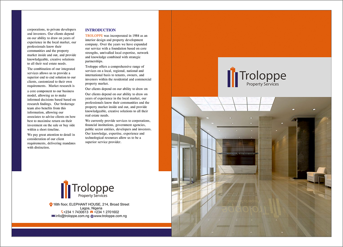 Brochure Design by dkthedon for this project | Design #2804201