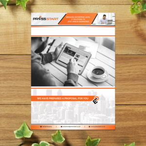 IT company needs A4 Cover page design for our sales proposals | Stationery Design by SL Designer