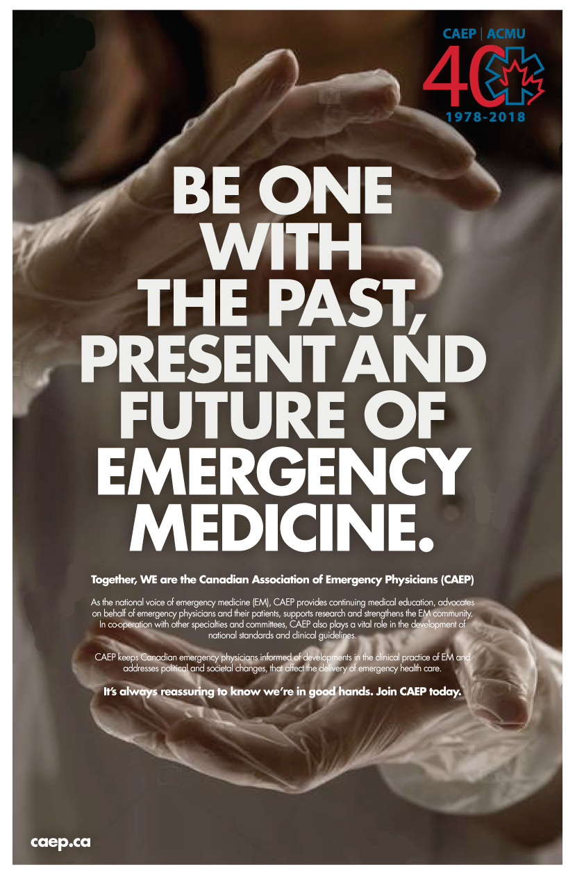 Poster-Design von Simon Hon für Canadian Association of Emergency Physicians | Design #17851112