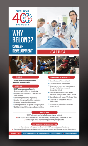 Poster Design by rkailas for Canadian Association of Emergency Physicians | Design #17845131