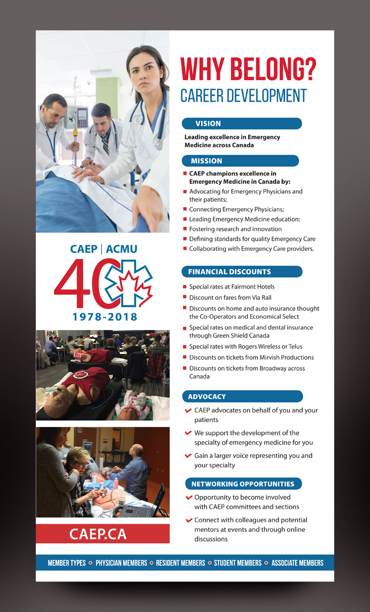 Poster Design by rkailas for Canadian Association of Emergency Physicians | Design #17858342