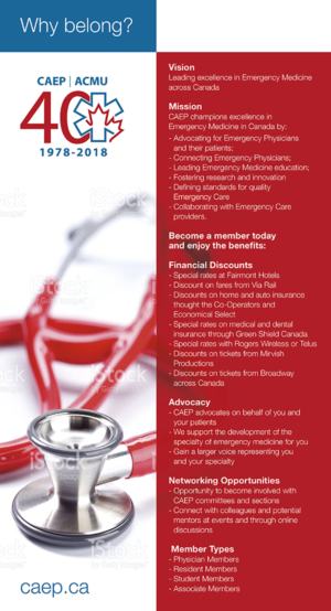 Poster Design by Peter Huck for Canadian Association of Emergency Physicians | Design #17832134