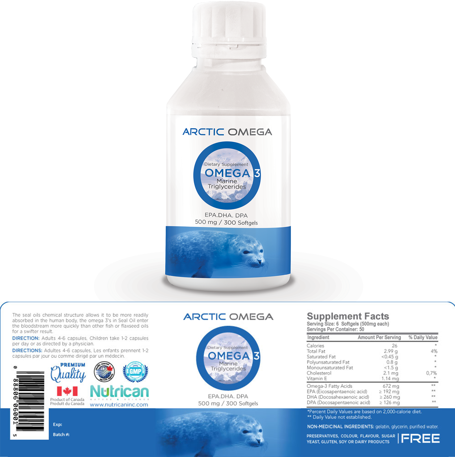 Label Design by 55rova for NUTRICAN INC. | Design #17878399