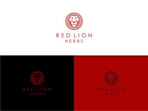 Red Lion Herbs | Logo Design by Atvento Graphics
