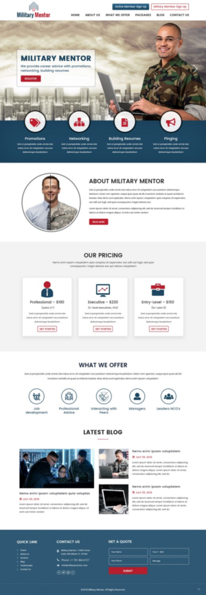 Web Design by pb for this project | Design: #17820203