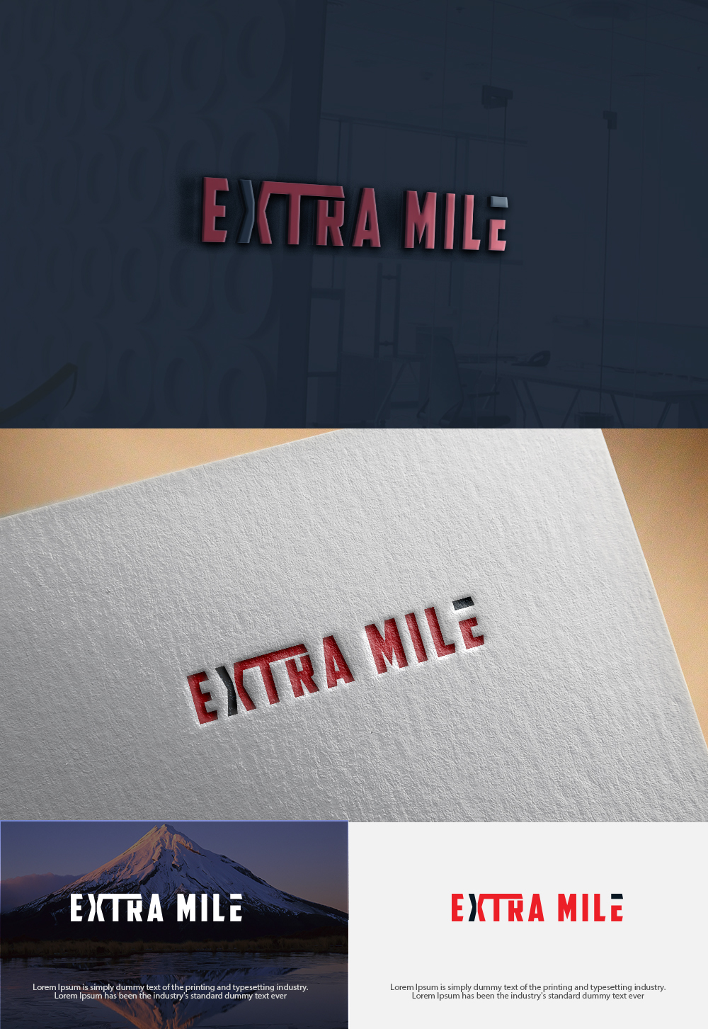 Logo Design by dr ghulam mustafa sahab for Extra Mile Iceland | Design #17837112