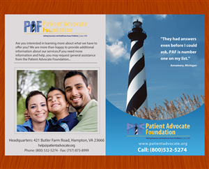 Brochure Design by Akaram Advertising for Patient Advocate Foundation | Design: #2803009