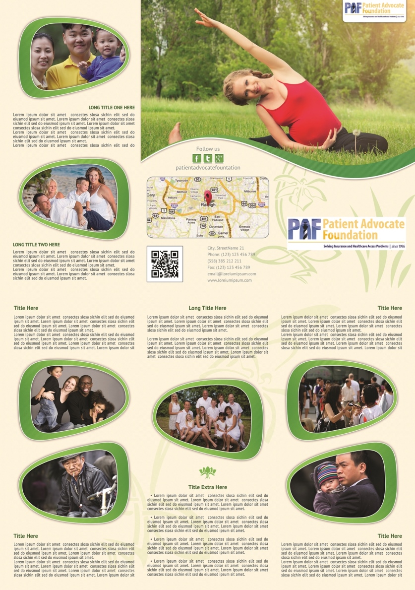 Brochure Design by SHRAVAN D.S for Patient Advocate Foundation | Design #2804237