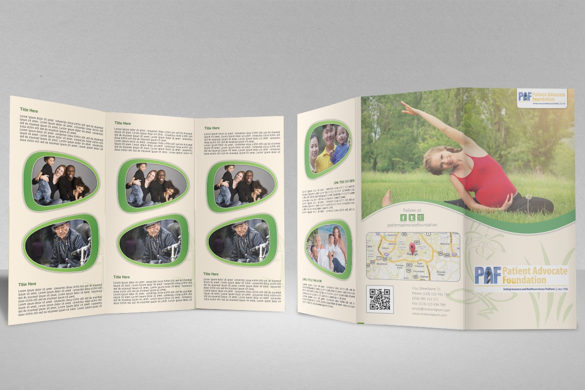 Brochure Design by SHRAVAN D.S for Patient Advocate Foundation | Design #2804244