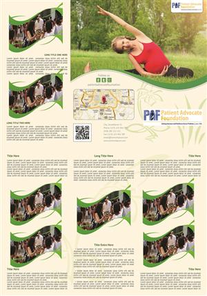Brochure Design by SHRAVAN D.S for Patient Advocate Foundation | Design: #2826562