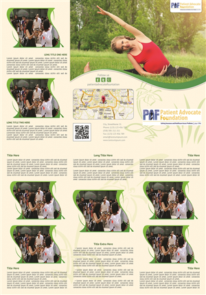 Brochure Design by SHRAVAN D.S for Patient Advocate Foundation | Design #2826571