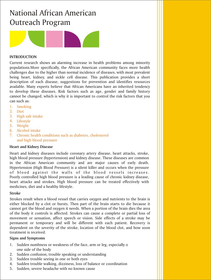 Brochure Design by PAWAN GRAPHICS for Patient Advocate Foundation | Design #2803672