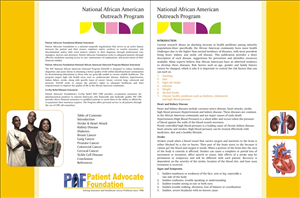 Brochure Design by PAWAN GRAPHICS for Patient Advocate Foundation | Design #2824381