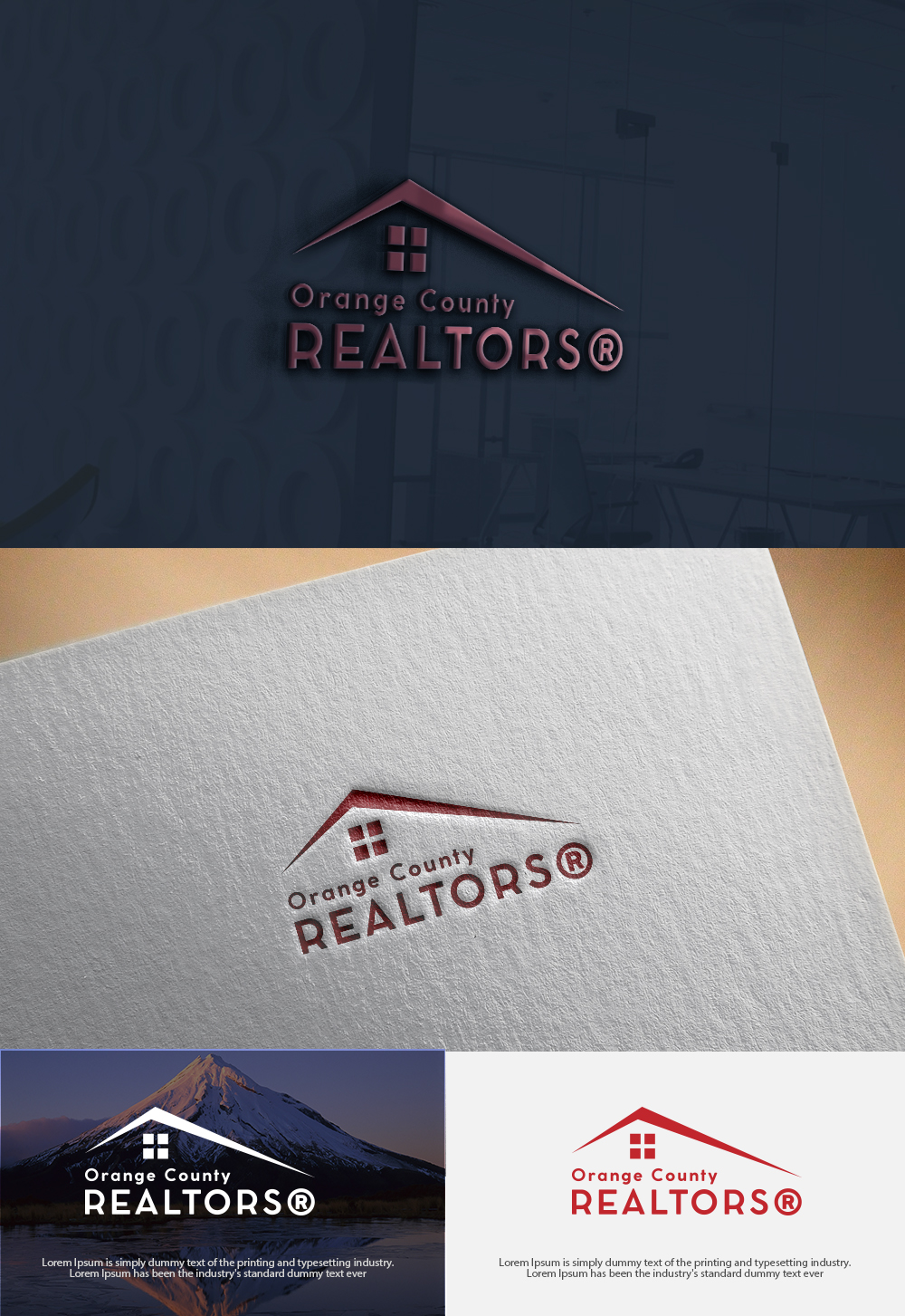 Logo Design by dr ghulam mustafa sahab for Orange County REALTORS® | Design #17838508