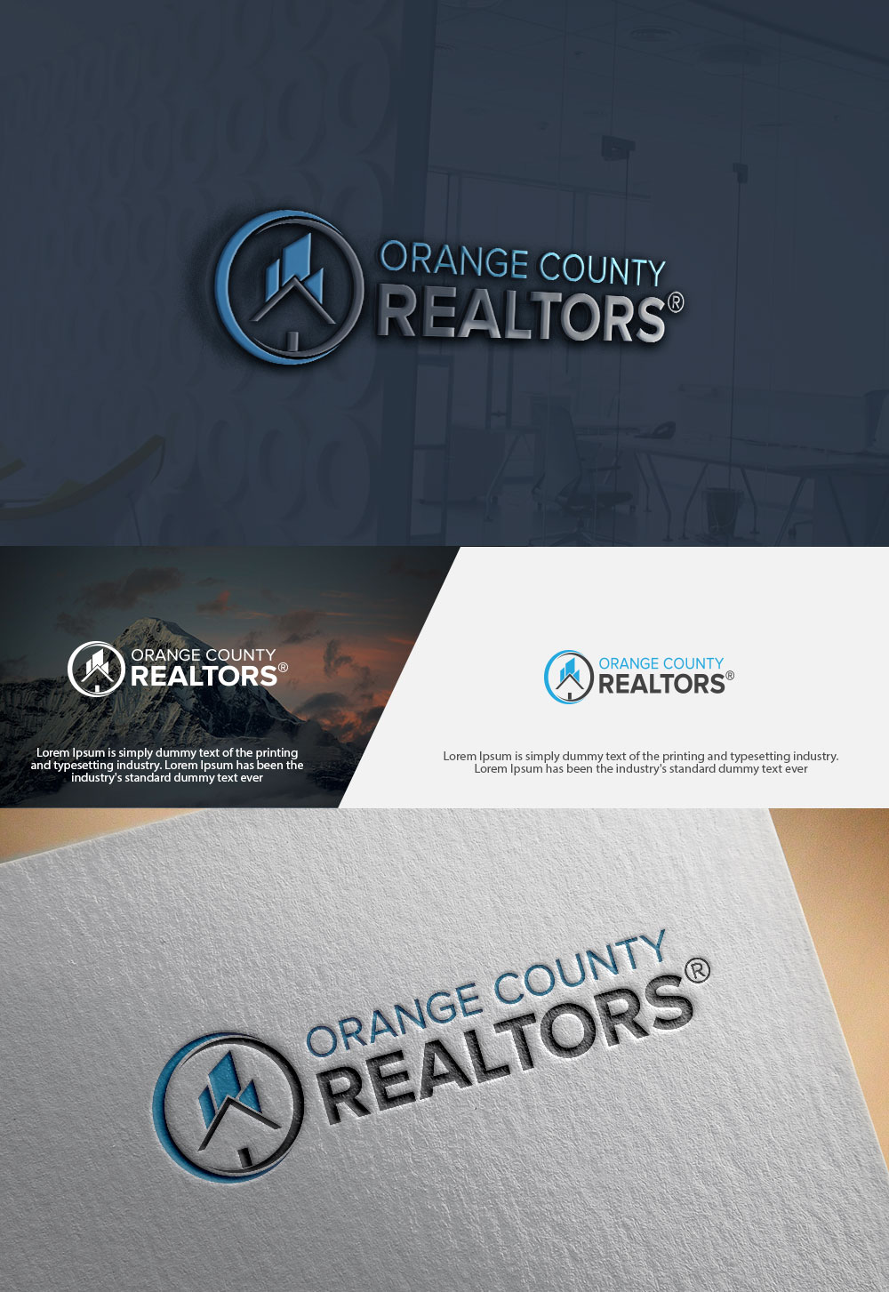 Logo Design by dr ghulam mustafa sahab for Orange County REALTORS® | Design #18012373