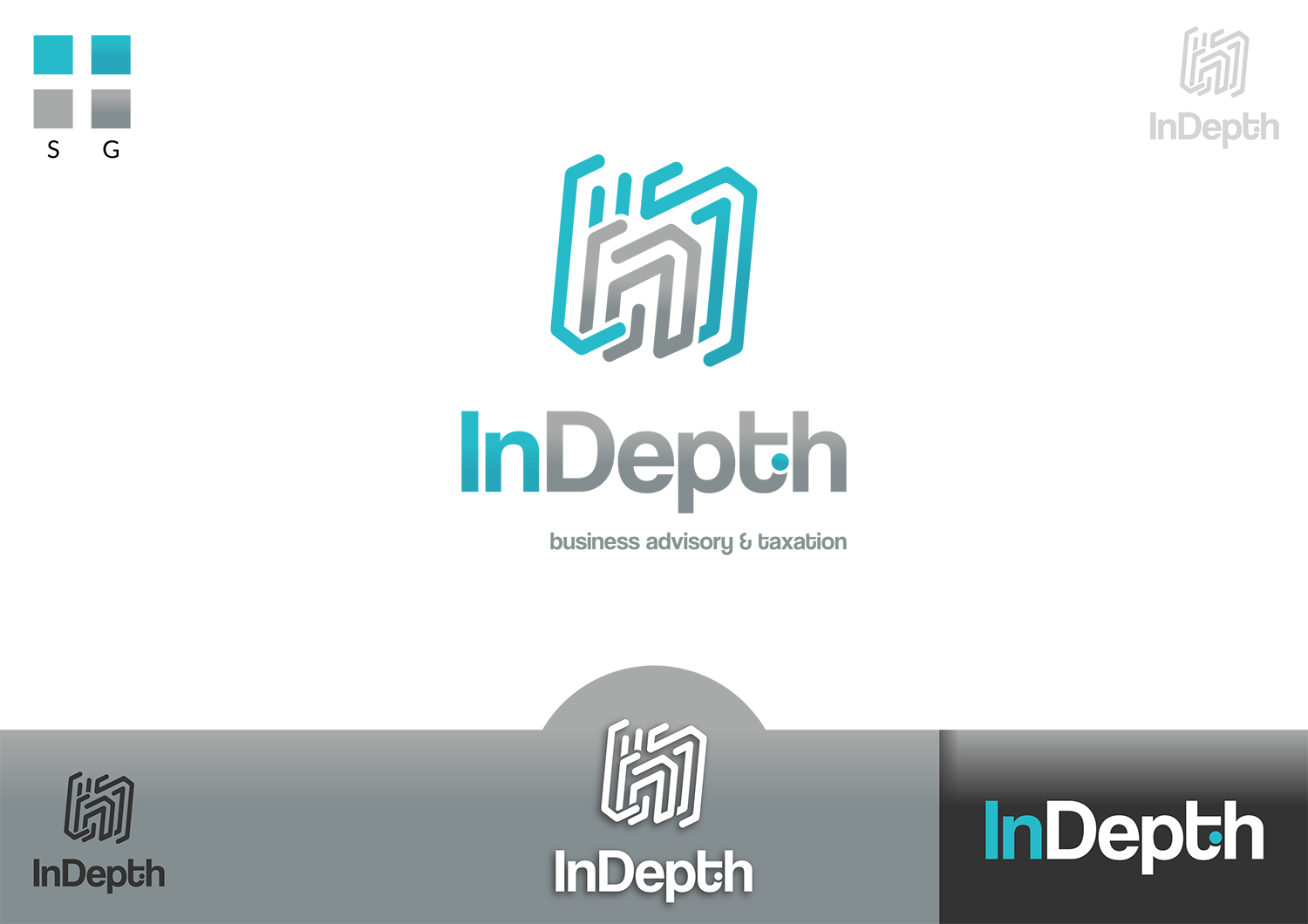 Logo Design by Fabio Piscicelli for Indepth Business Advisory & Taxation Pty Lyd | Design #17838269