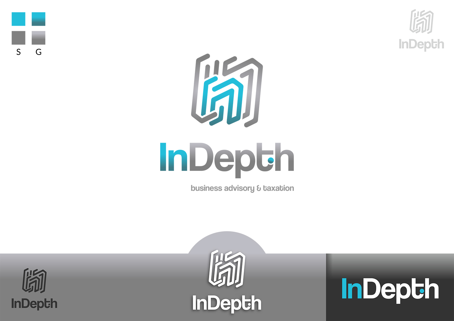 Logo Design by Fabio Piscicelli for Indepth Business Advisory & Taxation Pty Lyd | Design #17838304