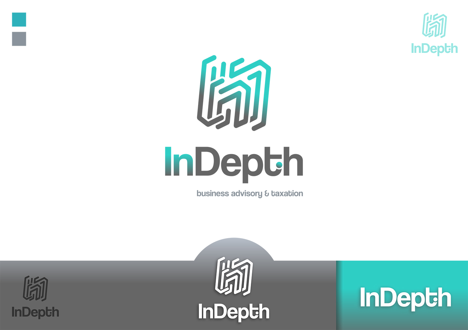 Logo Design by Fabio Piscicelli for Indepth Business Advisory & Taxation Pty Lyd | Design #17838387