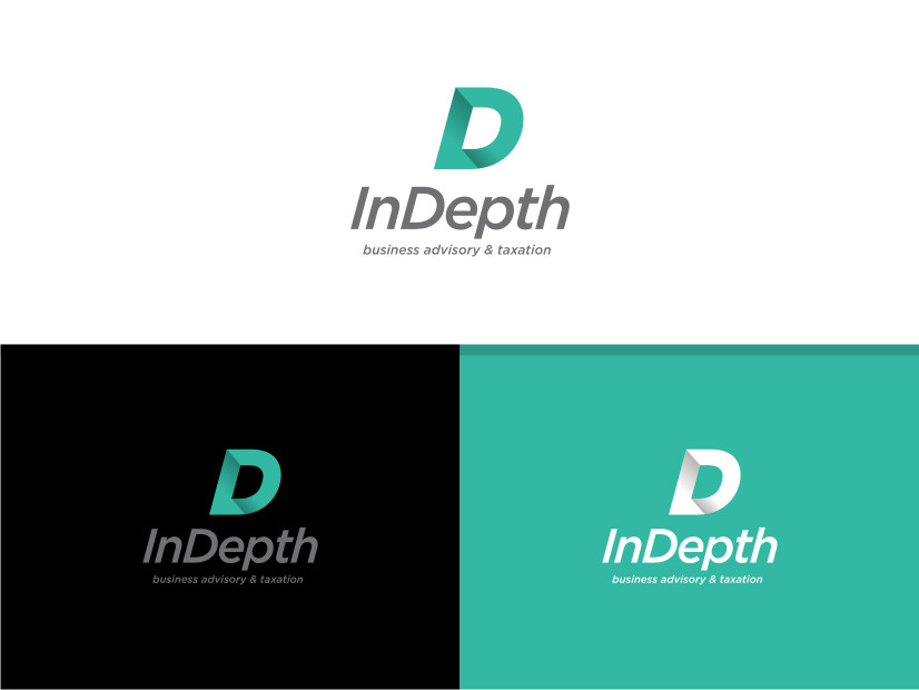 Diseño de Logo por Atvento Graphics para Indepth Business Advisory & Taxation Pty Lyd | Diseño #17835098