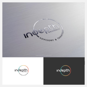 InDepth Business Advisory & Taxation | Logo Design by madeli
