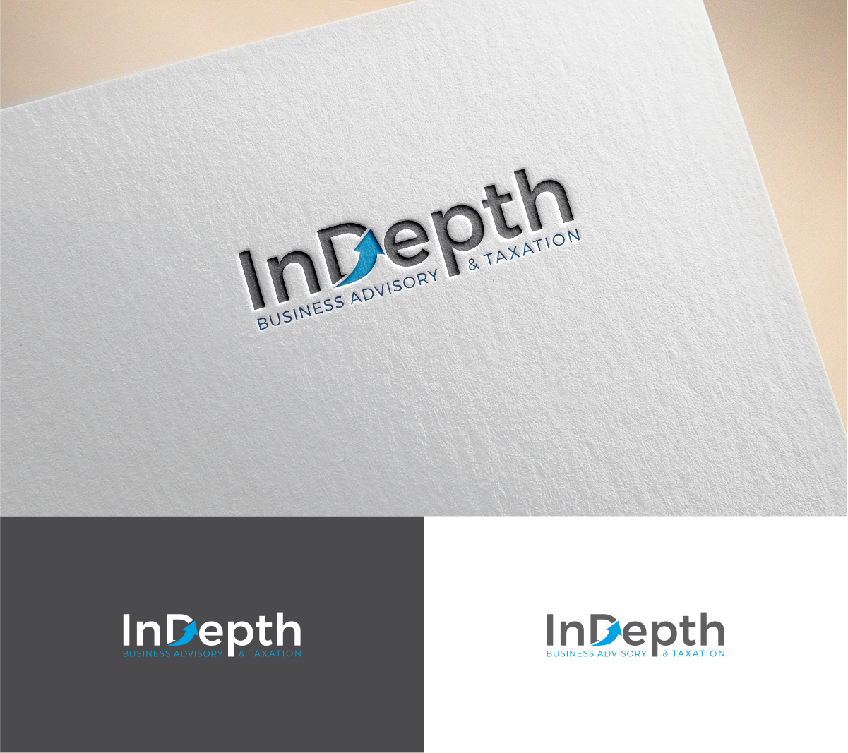 Logo-Design von MKR für Indepth Business Advisory & Taxation Pty Lyd | Design #17831046