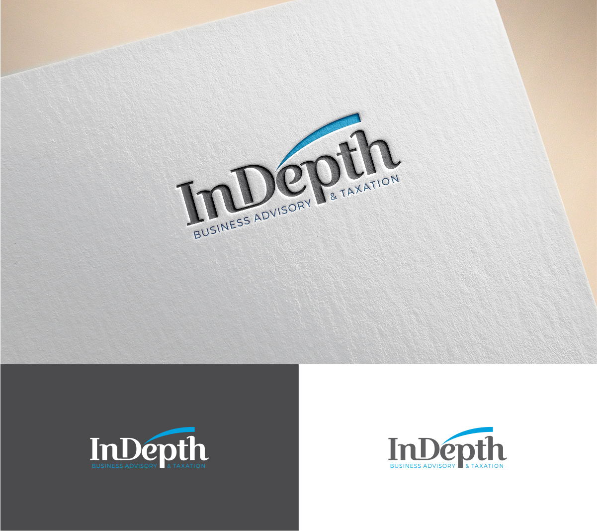 Logo-Design von MKR für Indepth Business Advisory & Taxation Pty Lyd | Design #17831047