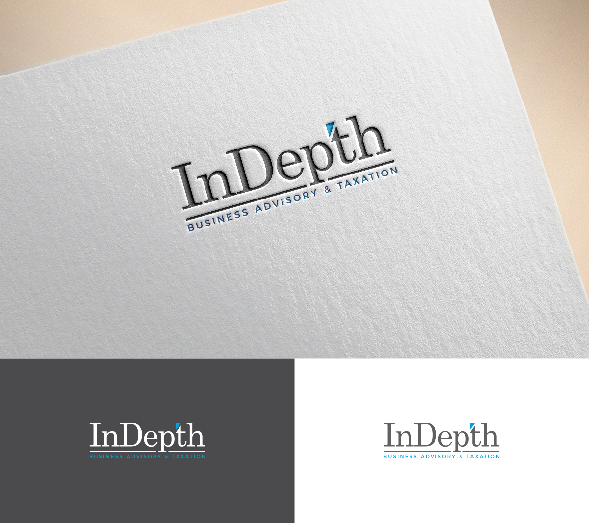 Logo-Design von MKR für Indepth Business Advisory & Taxation Pty Lyd | Design #17831048