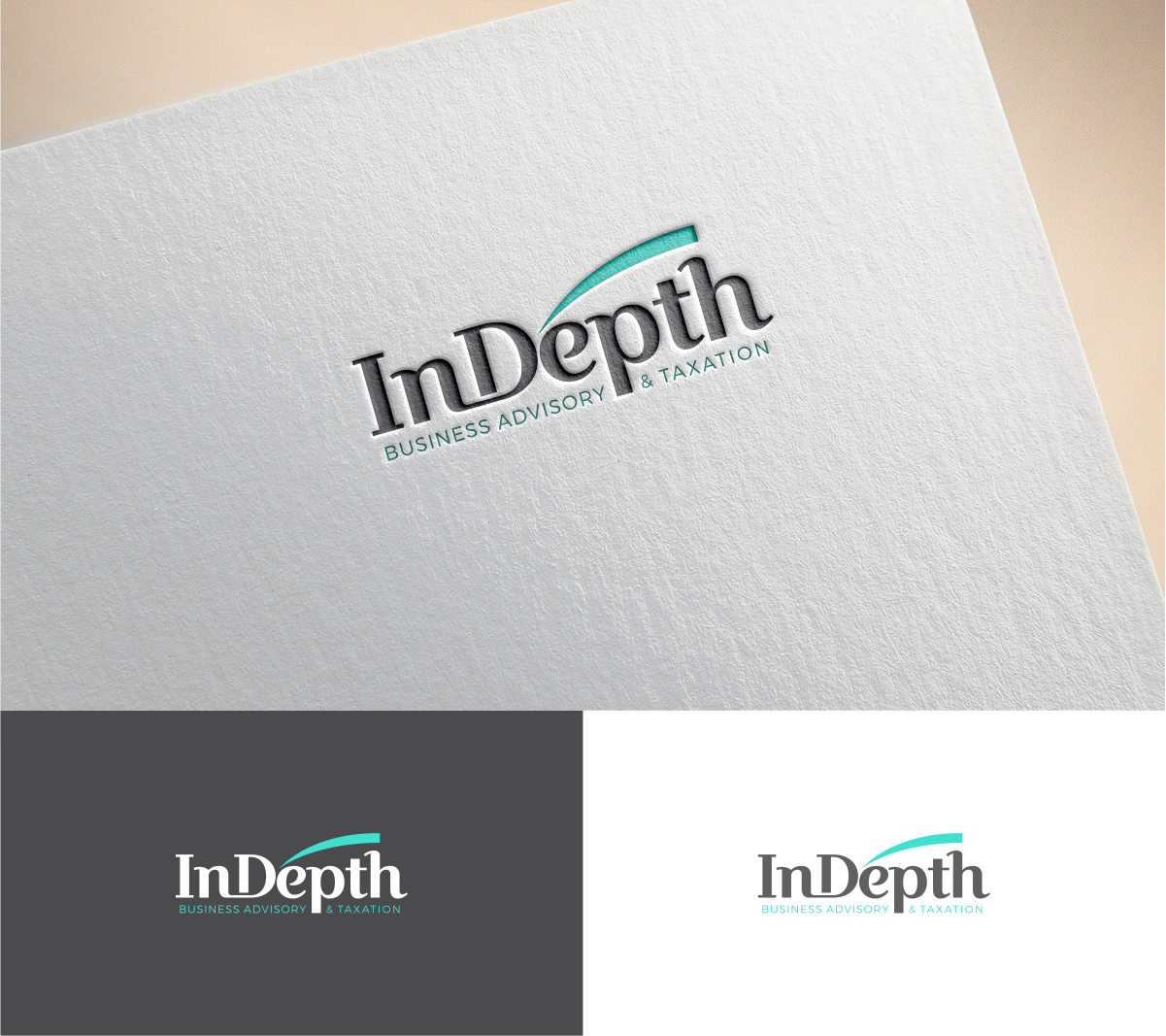 Logo Design by MKR for Indepth Business Advisory & Taxation Pty Lyd | Design: #17892664