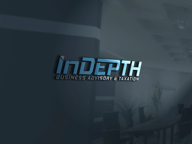 Logo Design by rocklee for Indepth Business Advisory & Taxation Pty Lyd | Design #17848846